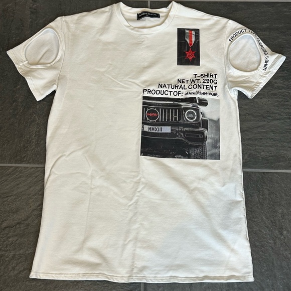 Maniere de Voir size Medium Jeep T-Shirt Mini Dress with Cutouts - Picture 12 of 14